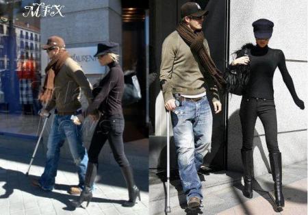 8/03: Vic and David make shopping in Madrid (Gucci and YSL)